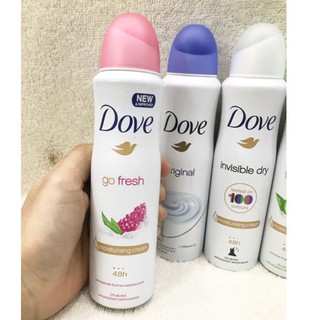 Xịt thơm body Dove mỹ 150ml.