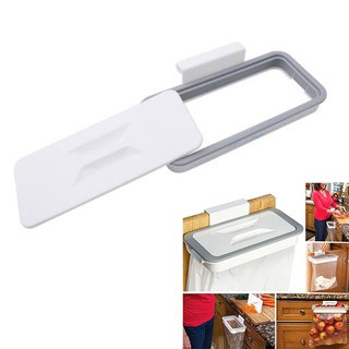 Storage Racks Garbage Bag Holder Convenient White Plastic