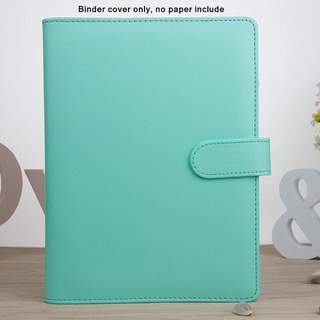 Alison Notebook Cover Refillable DIY Ring Binder File Folder A6 / A5 Da PU Notepad Cover