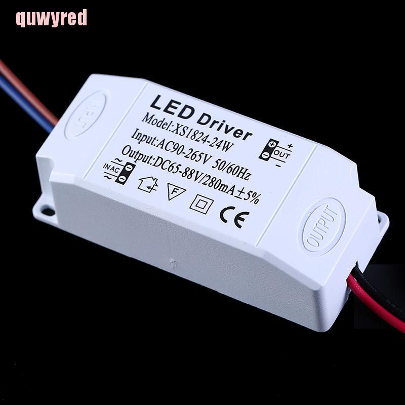 quwyred 3W 7W 12W 18W 24W power supply driver adapter transformer switch for LED lights GWT