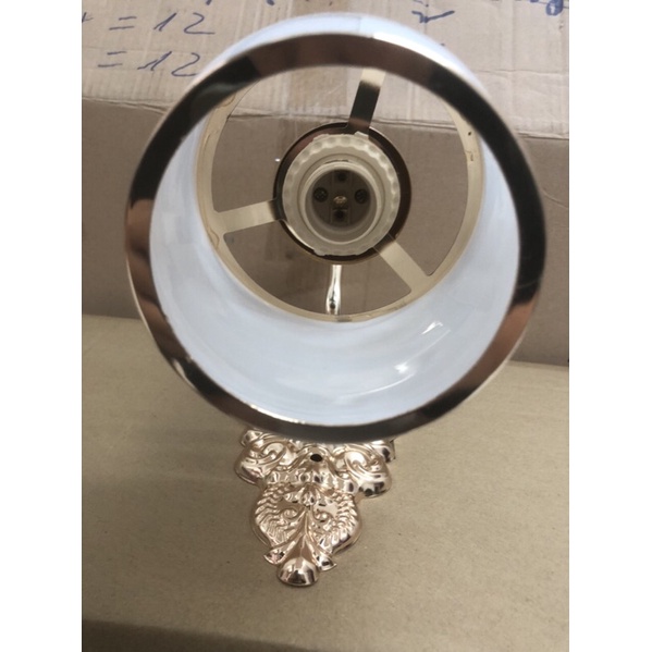 Đèn tường trang trí nội thất chao trắng-Tặng kèm bóng led