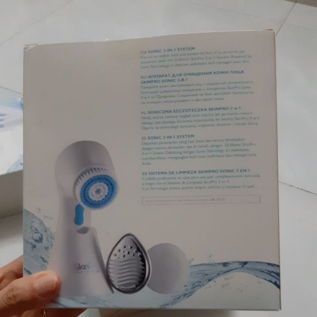 Máy rửa mặt skinpro sonic 3 in 1 system