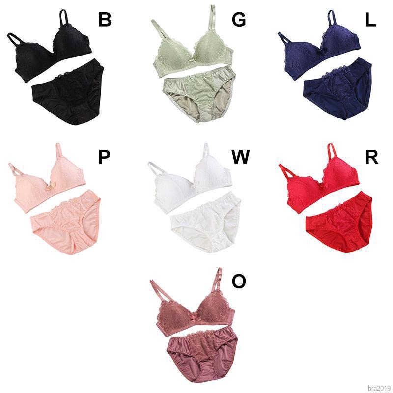 Set đồ lót phối ren màu trơn gợi cảm cho nữ | BigBuy360 - bigbuy360.vn