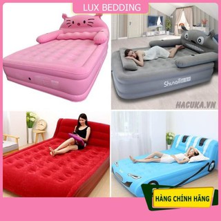 [CAO CẤP] Giường hơi hình thú, đệm hơi hình thú 3 tầng cao cấp tặng kèm bơm điện