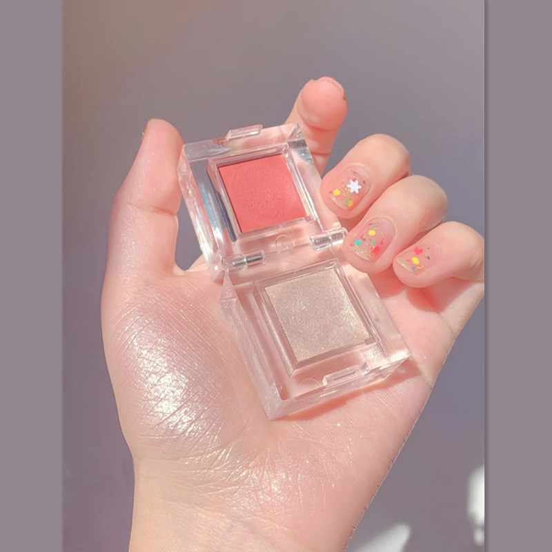 Phấn Má Hồng Hai Màu Trang Điểm Lấp Lánh Tiện Dụng | BigBuy360 - bigbuy360.vn