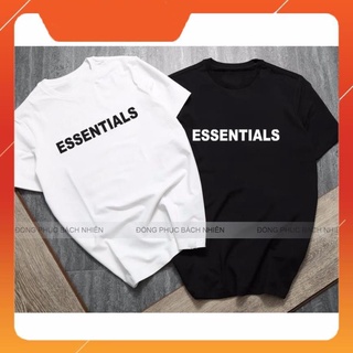 Áo thun cổ tròn essentials, áo thun nam nữ unisex