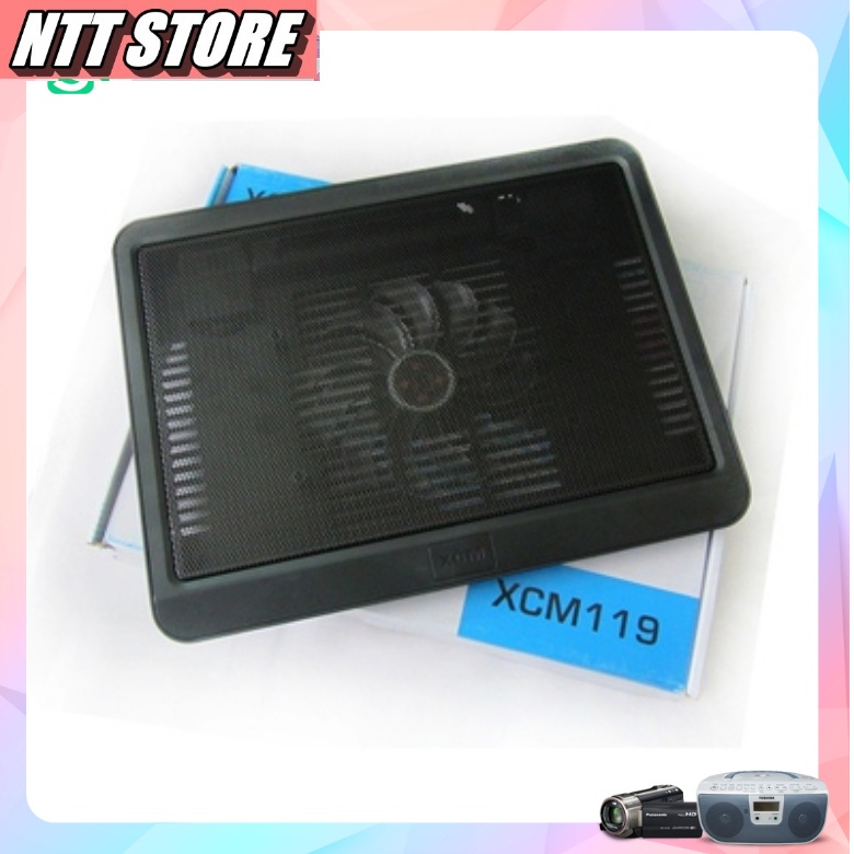 Đế Tản Nhiệt làm mát cho Laptop N19 1 quạt, sản phẩm làm mát lý tưởng dành riêng cho laptop 14'' - NTT Store