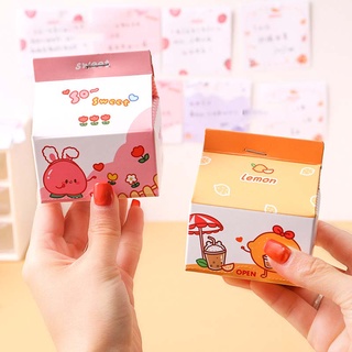 Giấy note hình hộp sữa (Nhiều mẫu kute) - 200 tờ