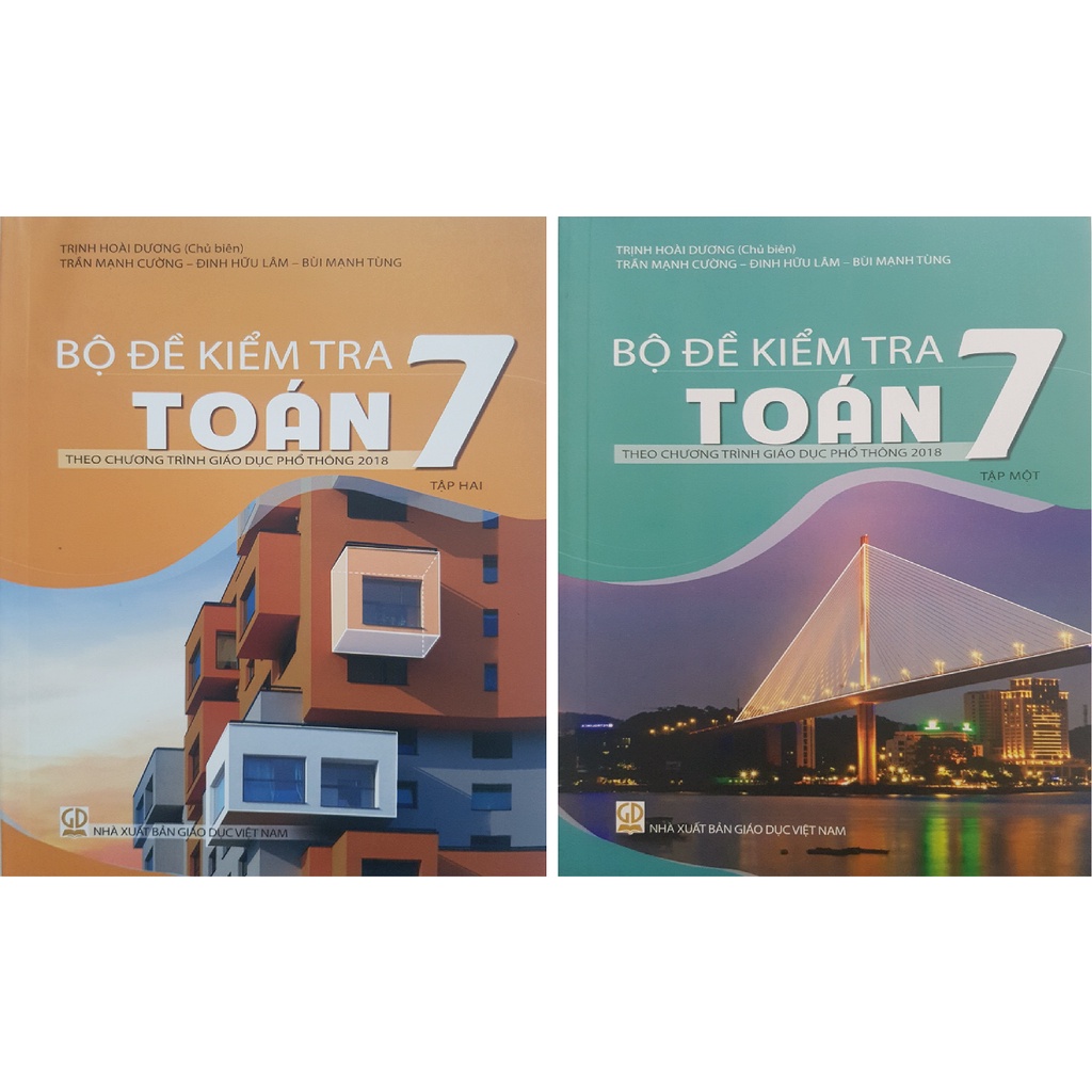 Sách - Combo Bộ đề kiểm tra Toán 7 (Theo chương trình GDPT 2018)