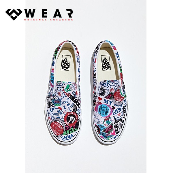 vans slip on mash up