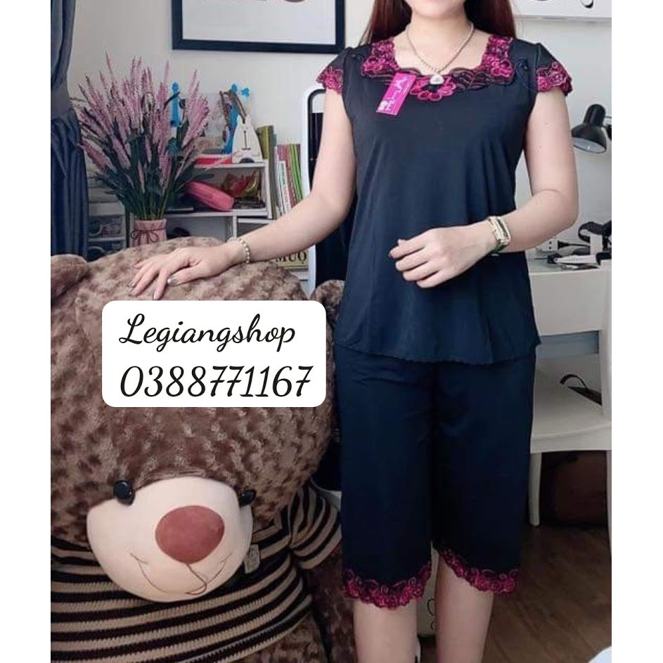 [Mã WA1606 giảm 15% đơn 99k] Đồ ngủ thun lạnh lửng ngang gối Lê Giang Shop | BigBuy360 - bigbuy360.vn