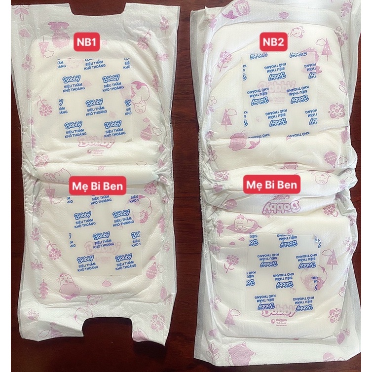 [GÓI NHỎ 28m] Miếng Lót sơ sinh Bobby Newborn 1-28 miếng - cho bé dưới 1 tháng tuổi