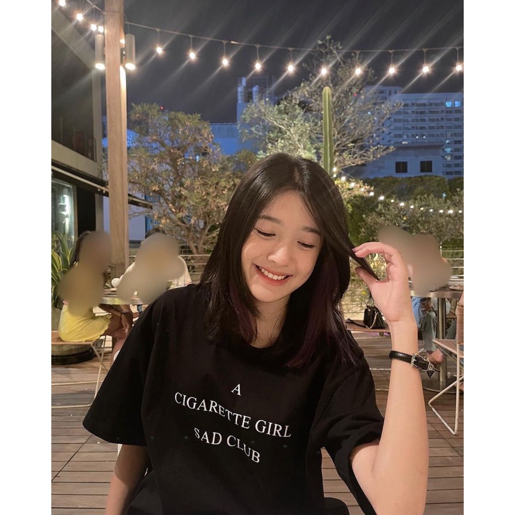 Áo thun cotton unisex in chữ A