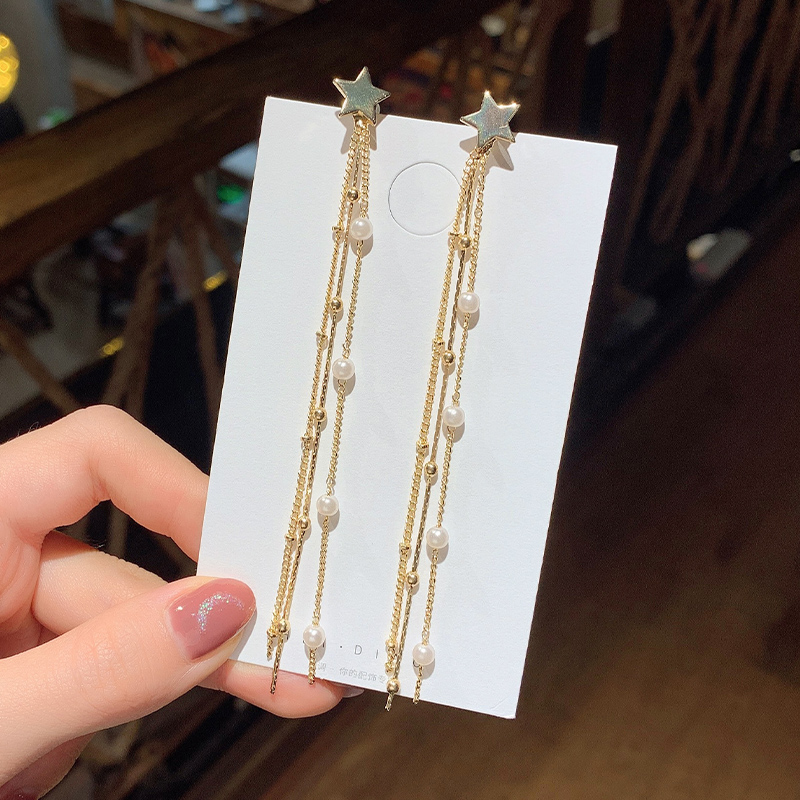 Longpearltasselrings