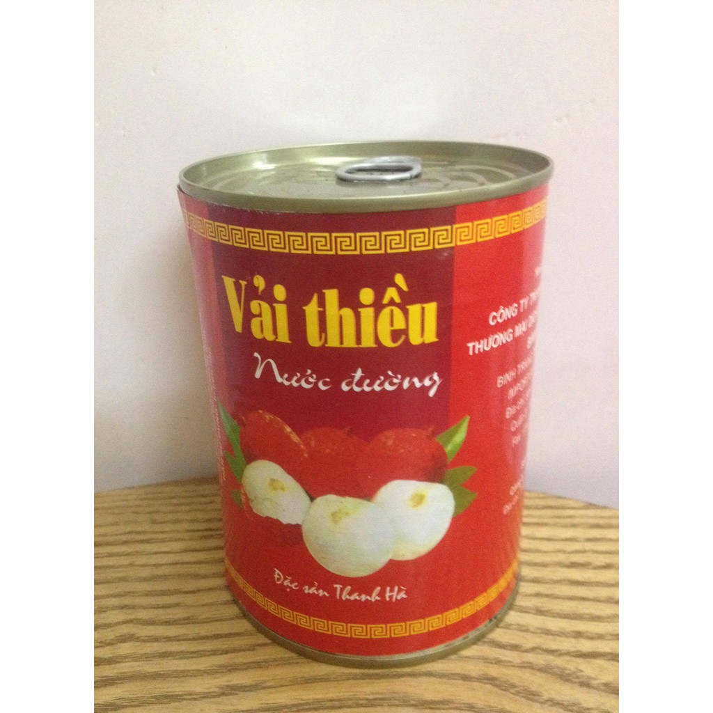 Vải thiều ngâm THANH HÀ - 565Gr - [NGỌT THANH] - SP000674 -Nguyên liệu trà sữa HIỆP PHÁT