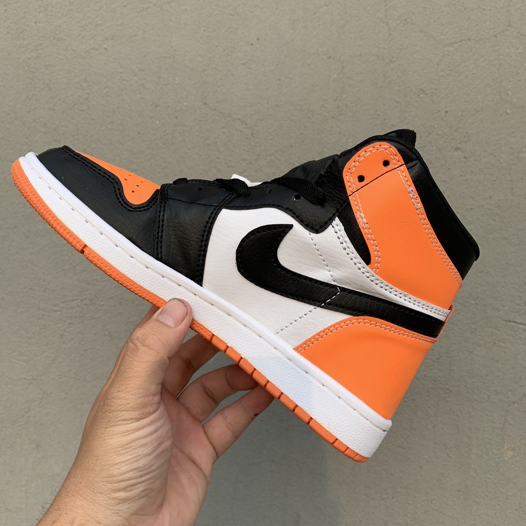 Giày jordan 1 màu cam cổ cao , giày thể thao sneaker jodan jd1 high phong cách hàn quốc