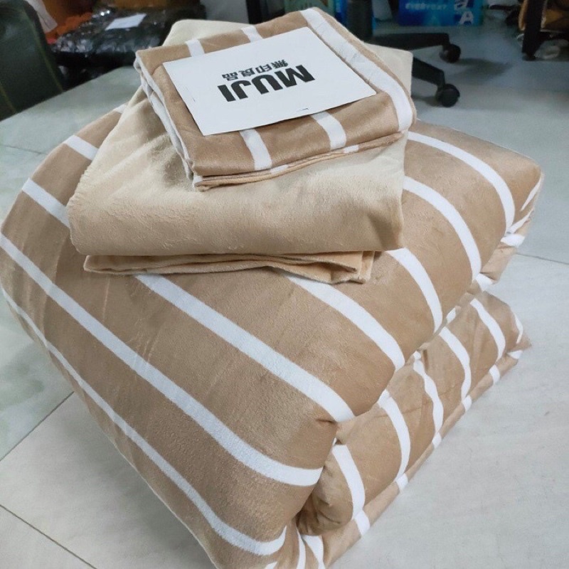 Chăn hè muji chất đũi mát mẻ ngày hè kích thước 1,8x2m, chăn đi học, đi làm