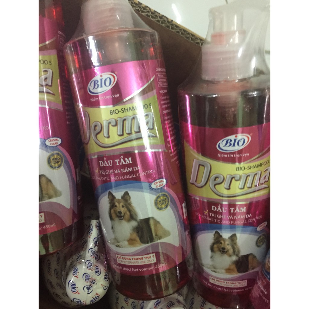 BIO- DERMA 450ml phòng trị ghẻ, nấm da cho chó mèo