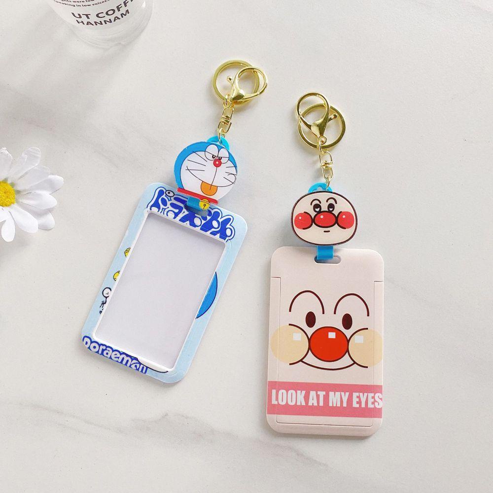 Ví Đựng Thẻ ID / Thẻ ID / Đồ Ăn Họa Tiết Hoạt Hình Maruko Cinnamon Kiểu Nhật Bản Kèm Móc Khóa