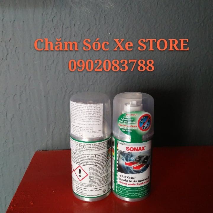 Khử mùi, diệt nấm mốc dàn lạnh ô tô thế hệ mới Sonax a/c cleaner Air Aid 100ml Sonax323100 chamsocxestore | BigBuy360 - bigbuy360.vn