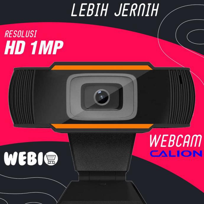 Webcam USB Cal-1002Wa HD 720P Có MIC Cho PC LAPTOP