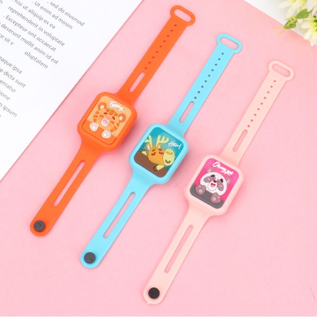 Đồng Hồ Đeo Tay Chống Muỗi Hình Hoạt Hình Dễ Thương Cho Bé
