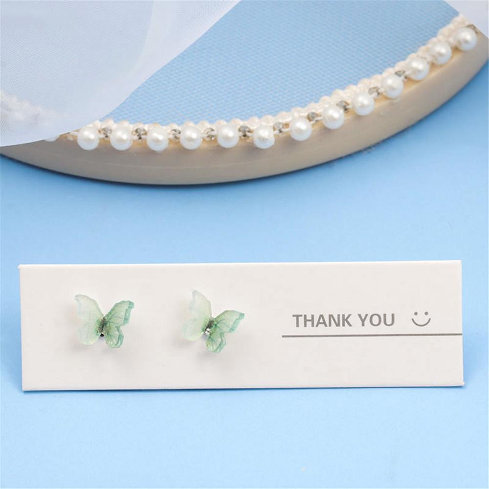 MIH Bông Tai Hình Bướm 3D Bằng Nhựa Resin Thiết Kế Tối Giản Cho Nữ