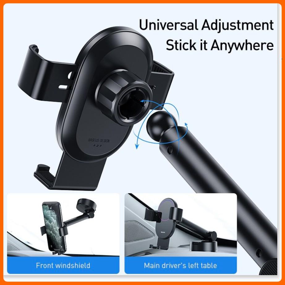 Giá Đỡ Điện Thoại Trên Ô Tô Điều Chỉnh 180 Độ , Cố Định Bằng Áp Suất Khí Thương Hiệu Baseus - Phân Phối Bởi TopLink | BigBuy360 - bigbuy360.vn