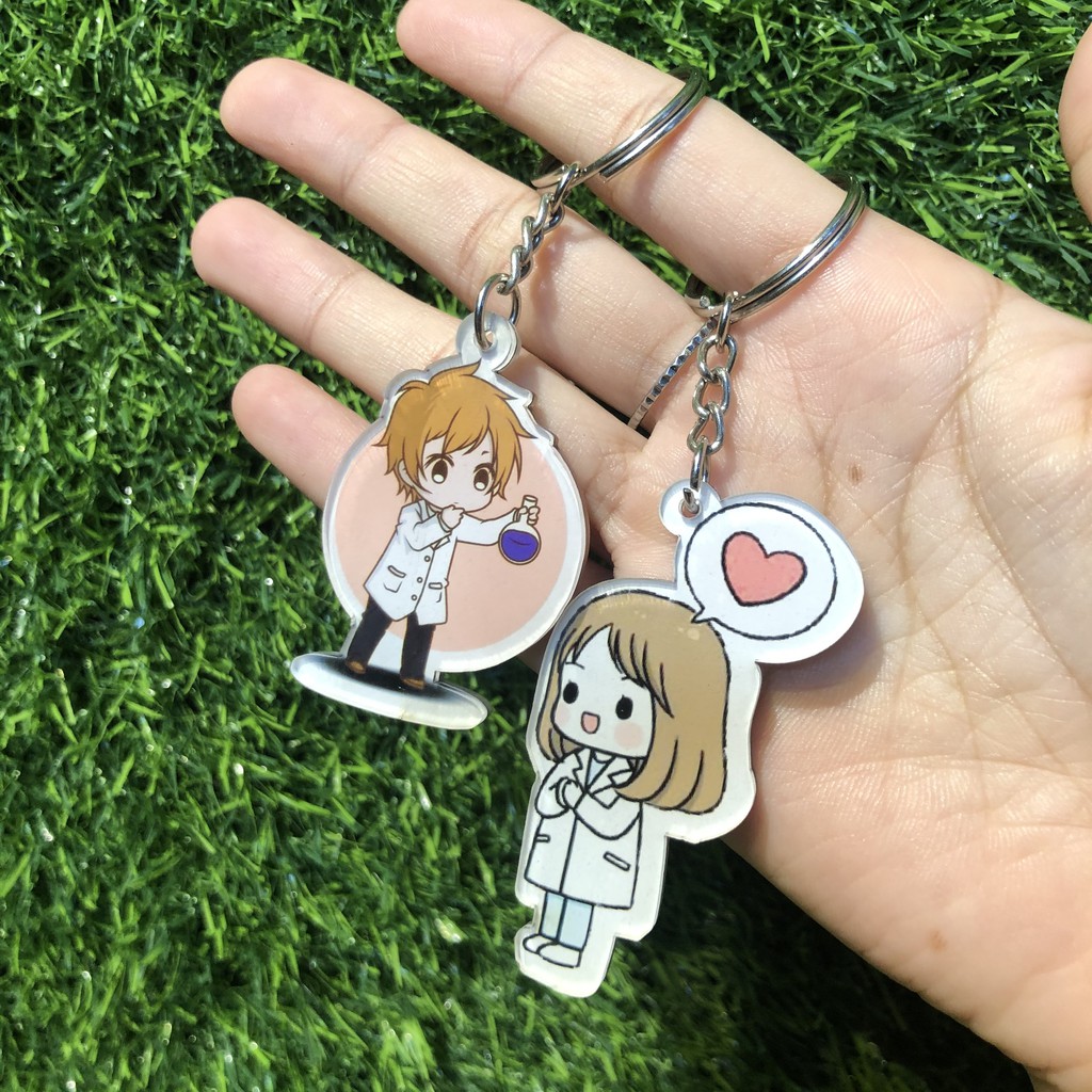 Móc khóa chibi cắt theo yêu cầu