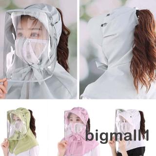Mũ chống nắng / tia UV có tấm che mặt và viền bảo vệ cổ tiện dụng