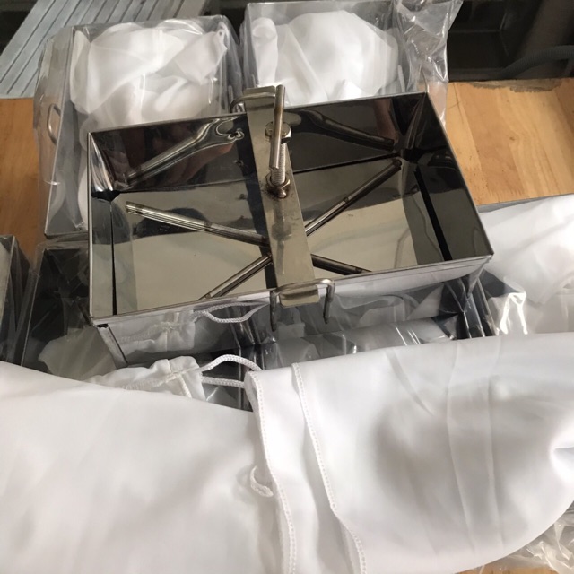 Bộ Khuôn Làm Đậu phụ, Đậu hũ INOX Có Chức Năng ÉP