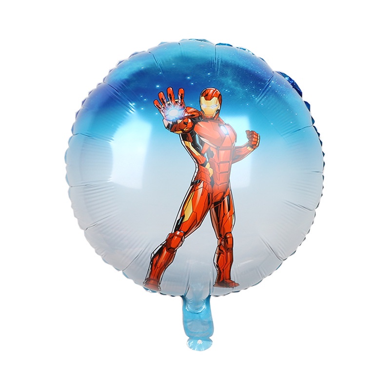 18 inch Superhero Foil Balloon Avengers Iron Man Spiderman Captain America Phim hoạt hình Helium Balloon Trẻ em Đồ dùng trang trí tiệc sinh nhật