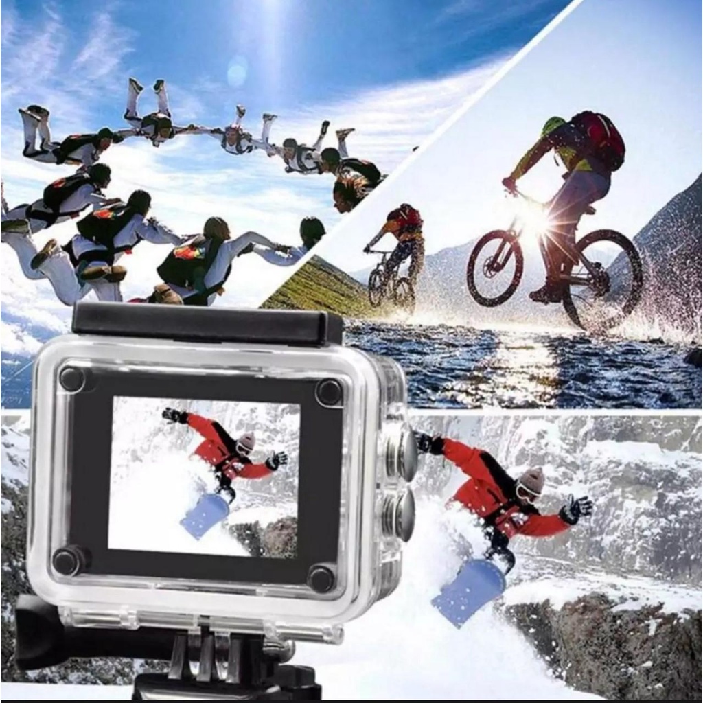 Camera hành trình chống nước 4K SPORT Ultra HD DV, kết nối WF bằng phần mềm ( Goplus Cam), góc quay 170 độ,có bảo hành