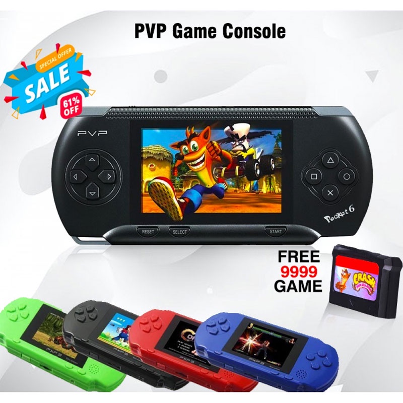 ⚡️ BH 24 Tháng ⚡️ Máy Chơi Game Cầm Tay Cổ Điển Station Light PVP 3000 - Máy Chơi Game 4 Nút Mini Giá Rẻ Kết Nối Tivi