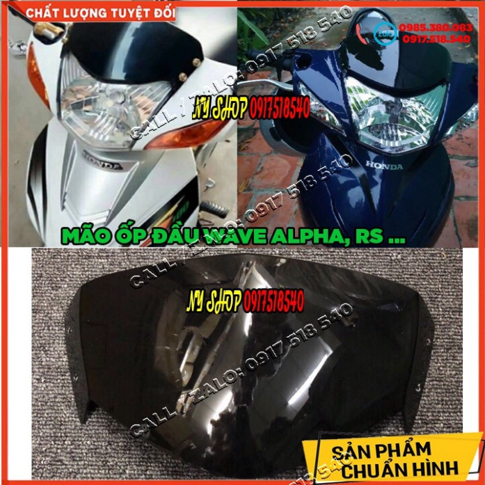 Mão ốp đầu wave alpha - Rs - Future Neo Ảnh thật Sp