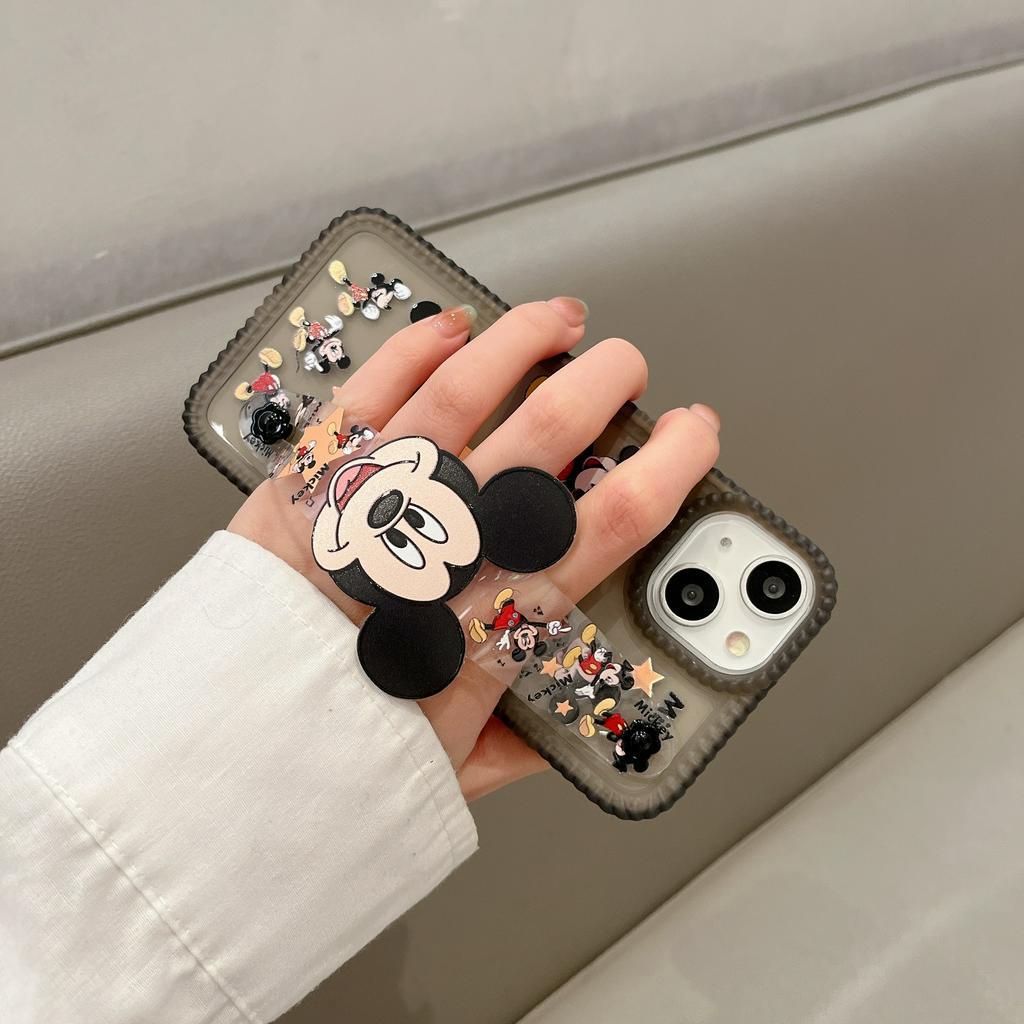 Ốp Lưng ChốNg SốC HìNh ChuộT Mickey Và Minnie Cho iPhone 14Promax 14Pro 14 13Promax 13Pro 13 12 11