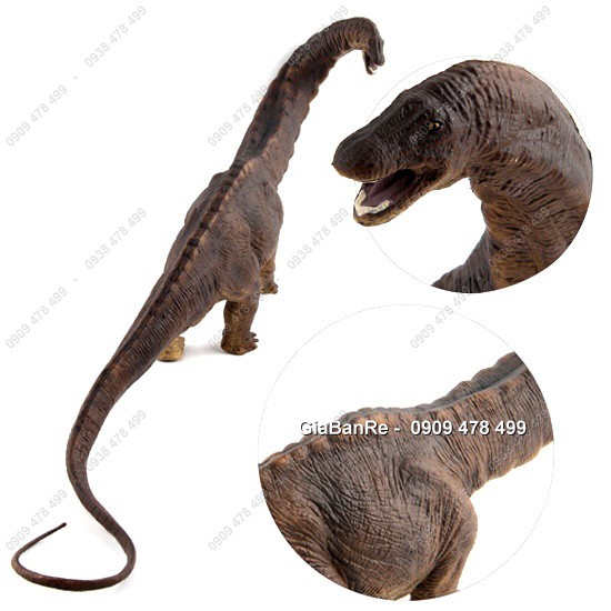 Mô Hình Khủng Long Cổ Dài Apatosaurus - Dài 44cm - Nâu - 7745