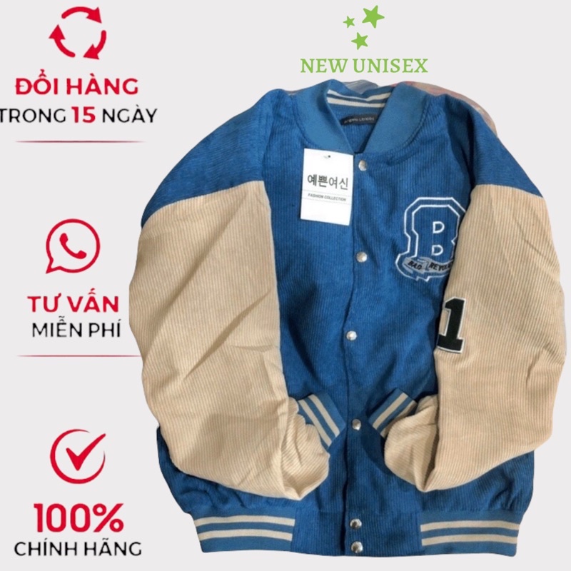 Áo Khoác Nữ Nhung Gân Thời Trang Cao Cấp Siêu Xinh Mẫu Hot Trend Chữ B TP689 [NewUnisex]