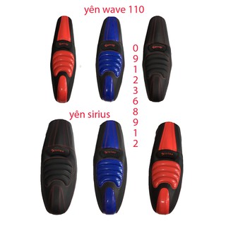 Yên xe thời trang wave 110/ sirius kiểu hai tầng