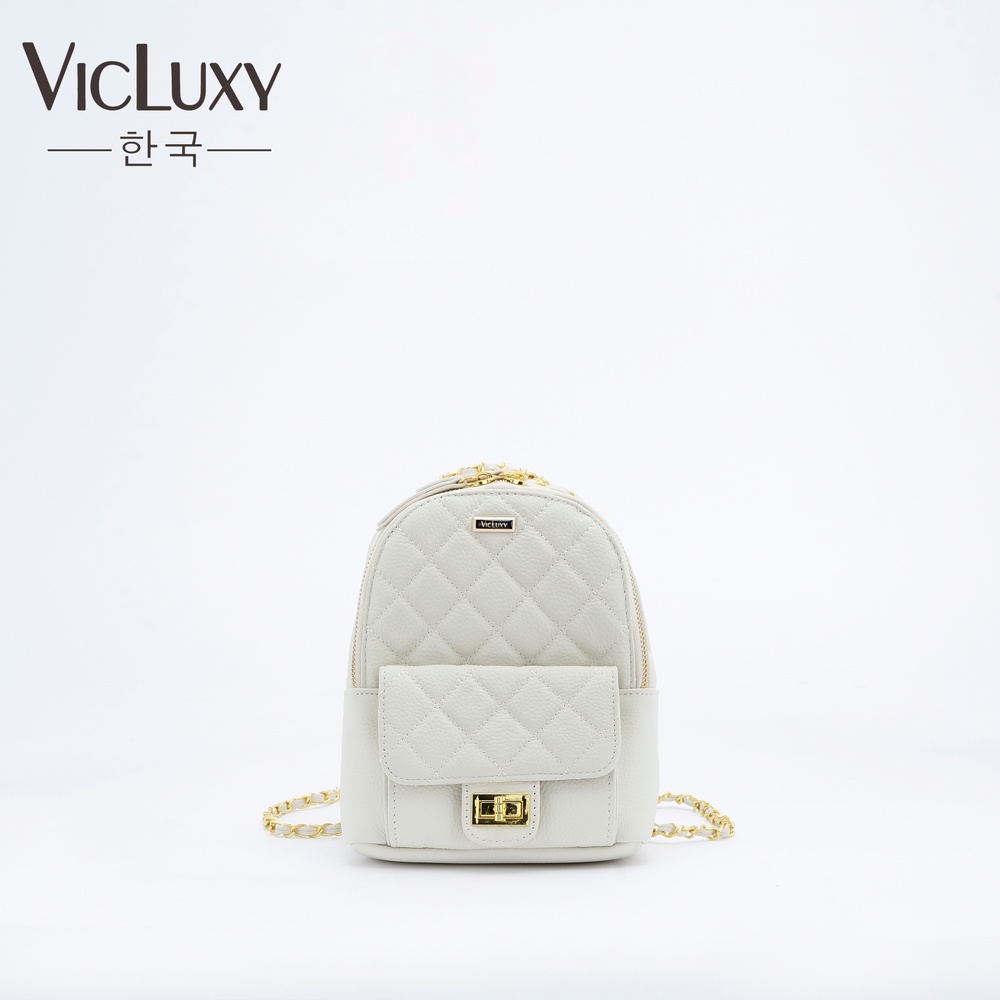 Balo nữ da thật cao cấp Vicluxy VBL001