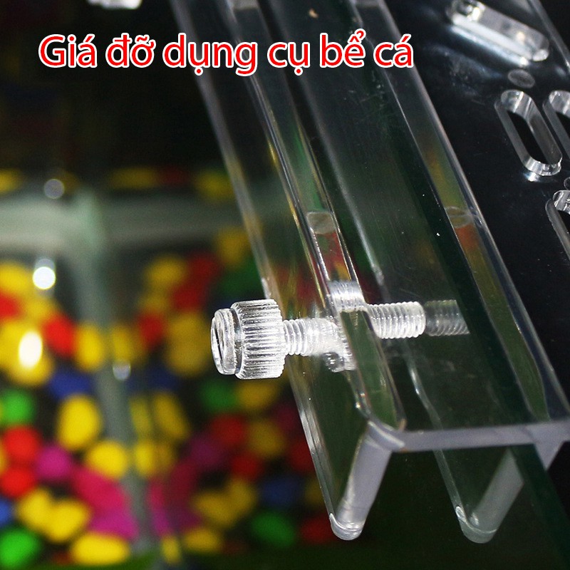 Giá đỡ Kẹp, Nhíp, Kéo, Phụ kiện bể cá tiện dụng chất liệu acrylic