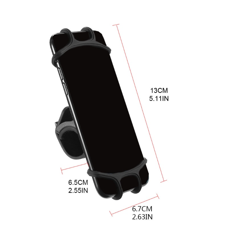 Giá Đỡ Điện Thoại 4-6.5 Inches Gắn Ghi Đông Xe Đạp