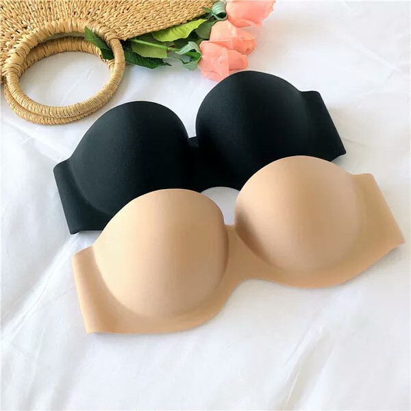 Áo Ngực Nữ Không Dây Cup Ngang Chống Tụt Kingshop A218