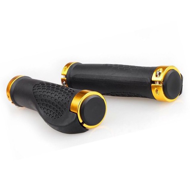 Tay nắm xe đạp thể thao 2 khóa chết có tì chống mỏi