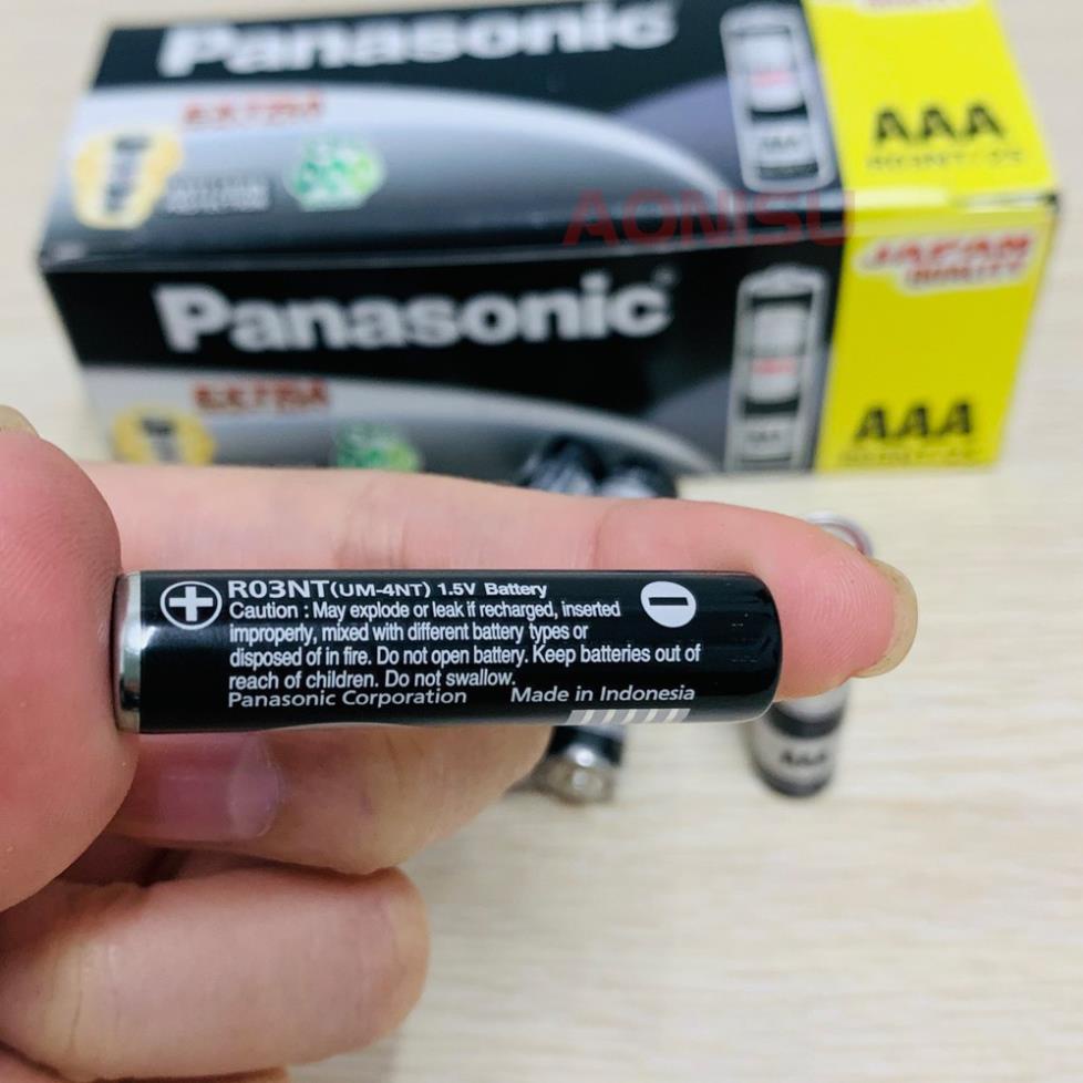 Hộp Pin Tiểu AAA Panasonic NHẬP KHẨU CHÍNH HÃNG 1.5V- Pin 3A cho lightstick, Đèn Pin, Remote, chuột máy tính