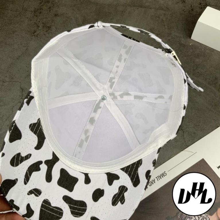Mũ Bucket Bò Sữa Nón Tai Bèo in Trắng Đen Phong Cách Nam Nữ