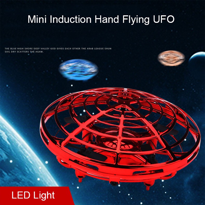 RC Đồ Chơi Đĩa Bay Ufo Điều Khiển Từ Xa Có Đèn Led