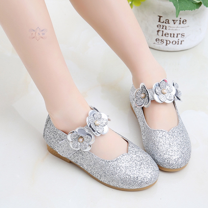 Giày sandal tập nhảy đính sequin lấp lánh xinh xắn dành cho bé gái