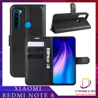 Bao da Xiaomi Redmi Note 8 cao cấp có nắp gập và chống xem video tiện lợi