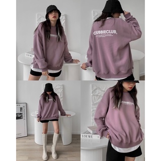 ÁO SWEATER OVERSIZE CHUBBIE in 2 mặt, chất liệu nỉ bông dày dặn - CHUBBIECLUB SWEATSHIRT